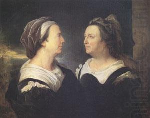 Madame Rigaud Mother of the Artist in Two Different Positions (mk05), Hyacinthe Rigaud